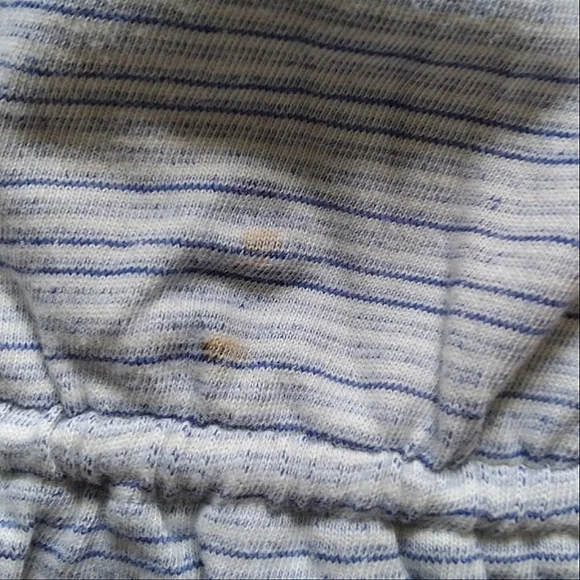 Lucky Brand Sleeveless Striped Tassel Tie Peplum top, size XS - Picture 6 of 9